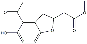 [(4-Acetyl-2,3-dihydro-5-hydroxybenzofuran)-2-yl]acetic acid methyl ester