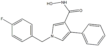 1-(4-Fluorobenzyl)-3-hydroxyaminocarbonyl-4-phenyl-1H-pyrrole|