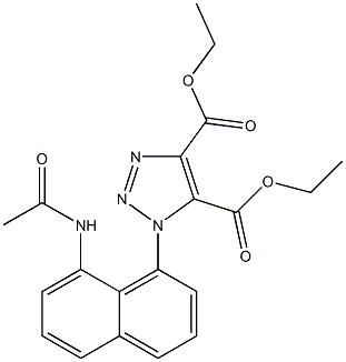 1-(8-Acetylamino-1-naphtyl)-1H-1,2,3-triazole-4,5-dicarboxylic acid diethyl ester