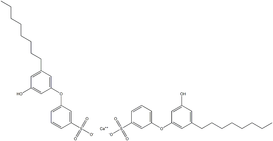 Bis(3'-hydroxy-5'-octyl[oxybisbenzene]-3-sulfonic acid)calcium salt