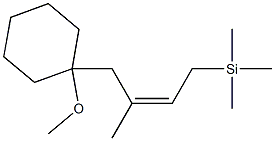 [(Z)-3-Methyl-4-(1-methoxycyclohexyl)-2-butenyl]trimethylsilane