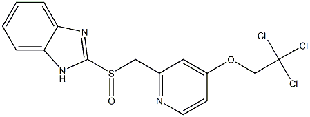 2-[[[4-(2,2,2-Trichloroethoxy)pyridin-2-yl]methyl]sulfinyl]-1H-benzimidazole