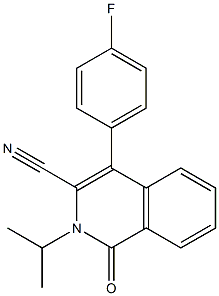 2-Isopropyl-4-(4-fluorophenyl)-3-cyanoisoquinolin-1(2H)-one