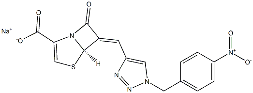 (5R,6Z)-6-[[1-(p-Nitrobenzyl)-1H-1,2,3-triazol-4-yl]methylene]-7-oxo-4-thia-1-azabicyclo[3.2.0]hept-2-ene-2-carboxylic acid sodium salt