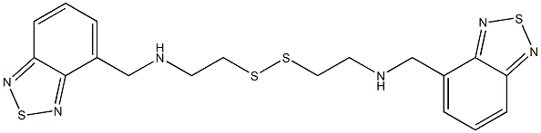 4,4'-Dithiobis(ethylene)bis(imino)bis(methylene)bis(2,1,3-benzothiadiazole)
