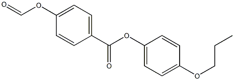 p-Formyloxybenzoic acid p-propoxyphenyl ester