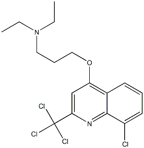2-Trichloromethyl-4-(3-diethylaminopropoxy)-8-chloroquinoline