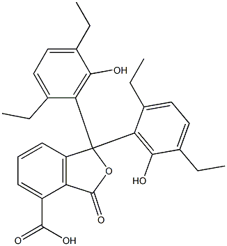 1,1-Bis(2,5-diethyl-6-hydroxyphenyl)-1,3-dihydro-3-oxoisobenzofuran-4-carboxylic acid