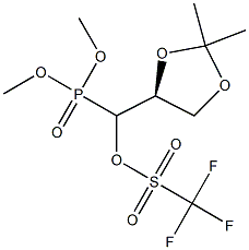[(S)-(2,2-Dimethyl-1,3-dioxolan-4-yl)(trifluoromethylsulfonyloxy)methyl]phosphonic acid dimethyl ester