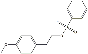 ベンゼンスルホン酸4-メトキシフェネチル 化学構造式