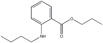 o-(Butylamino)benzoic acid propyl ester