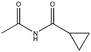 N-アセチルシクロプロパンカルボアミド 化学構造式