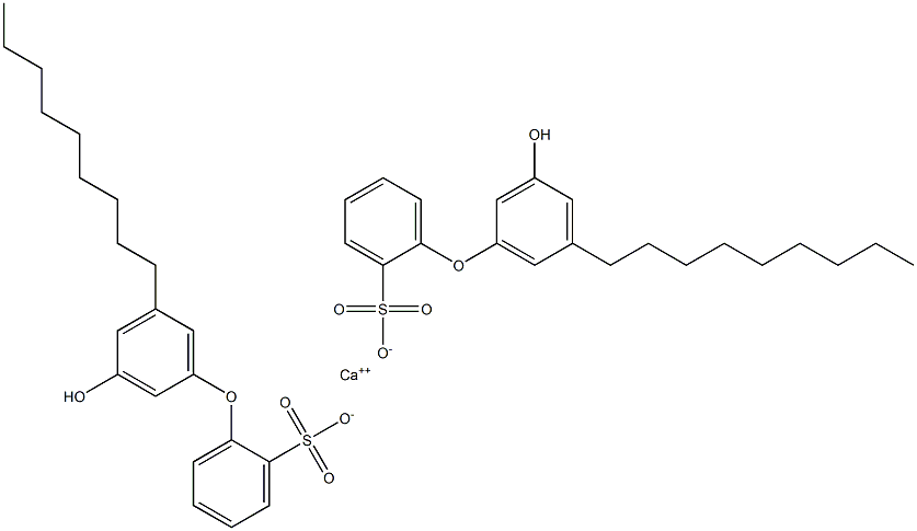 Bis(3'-hydroxy-5'-nonyl[oxybisbenzene]-2-sulfonic acid)calcium salt