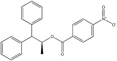 (+)-p-Nitrobenzoic acid (S)-2,2-diphenyl-1-methylethyl ester
