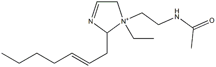 1-[2-(Acetylamino)ethyl]-1-ethyl-2-(2-heptenyl)-3-imidazoline-1-ium