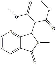 6,7-Dihydro-6-methyl-7-[di(methoxycarbonyl)methyl]-5H-pyrrolo[3,4-b]pyridin-5-one