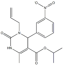 1,2,3,4-Tetrahydro-6-methyl-2-oxo-4-(3-nitrophenyl)-3-(2-propenyl)pyrimidine-5-carboxylic acid isopropyl ester