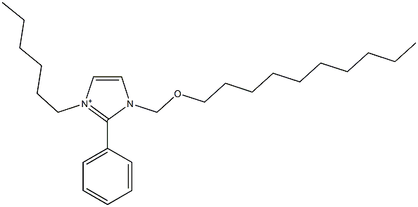 3-Hexyl-2-phenyl-1-[(decyloxy)methyl]-1H-imidazol-3-ium