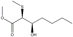 (2S,3R)-2-(Methylthio)-3-hydroxyheptanoic acid methyl ester