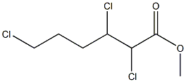 2,3,6-Trichlorohexanoic acid methyl ester