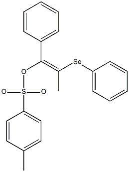 p-Toluenesulfonic acid (E)-1-phenyl-2-(phenylseleno)-1-propenyl ester