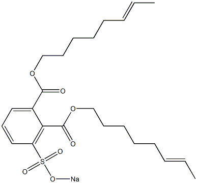 3-(Sodiosulfo)phthalic acid di(6-octenyl) ester
