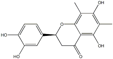 (S)-2,3-Dihydro-5,7-dihydroxy-2-(3,4-dihydroxyphenyl)-6,8-dimethyl-4H-1-benzopyran-4-one