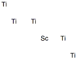 ペンタチタン-スカンジウム 化学構造式