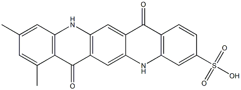 5,7,12,14-Tetrahydro-8,10-dimethyl-7,14-dioxoquino[2,3-b]acridine-3-sulfonic acid