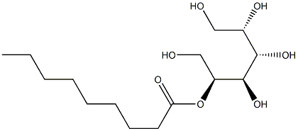 L-マンニトール5-ノナノアート 化学構造式