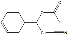 [Acetyloxy(3-cyclohexenyl)methyl]cyanocopper(II)