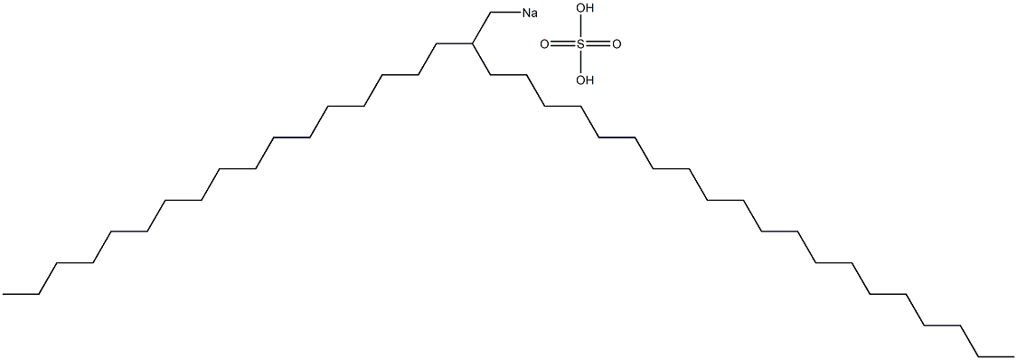 Sulfuric acid 2-heptadecyldocosyl=sodium salt