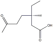 [R,(+)]-3-Ethyl-3-methyl-6-oxoheptanoic acid