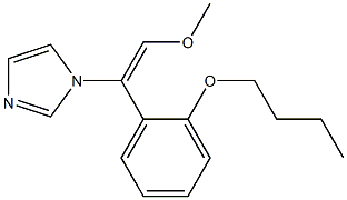 1-[(E)-2-Methoxy-1-(2-butoxyphenyl)ethenyl]-1H-imidazole