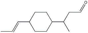 3-[4-(1-Propenyl)cyclohexyl]butanal