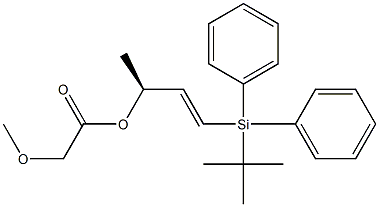 Methoxyacetic acid (E,S)-1-[diphenyl(tert-butyl)silyl]-1-buten-3-yl ester