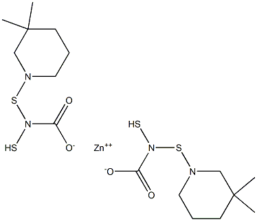 Bis(3,3-dimethylpiperidine-1-dithiocarbamic acid)zinc salt