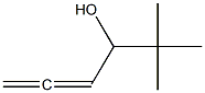 2,2-ジメチル-4,5-ヘキサジエン-3-オール 化学構造式