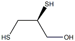 (S)-2,3-ジメルカプトプロパン-1-オール 化学構造式