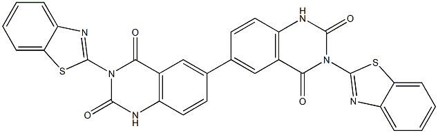 3,3'-Bis(benzothiazol-2-yl)[6,6'-biquinazoline]-2,2',4,4'(1H,1'H,3H,3'H)-tetrone