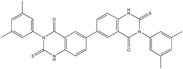 1,1',2,2'-Tetrahydro-3,3'-bis(3,5-dimethylphenyl)-2,2'-dithioxo[6,6'-biquinazoline]-4,4'(3H,3'H)-dione
