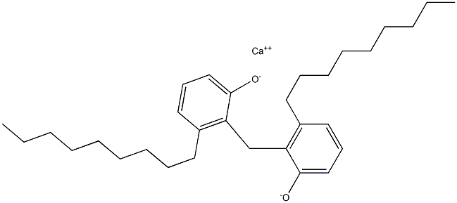 Calcium 2,2'-methylenebis(3-nonylphenoxide) Structure