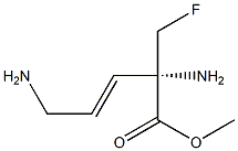(S)-2,5-Diamino-2-(fluoromethyl)-3-pentenoic acid methyl ester