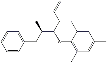 (4S,5R)-4-(2,4,6-Trimethylphenylthio)-5-methyl-6-phenyl-1-hexene