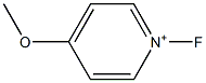1-フルオロ-4-メトキシピリジニウム 化学構造式