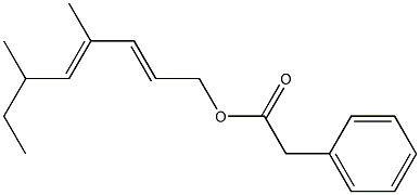 Phenylacetic acid 4,6-dimethyl-2,4-octadienyl ester
