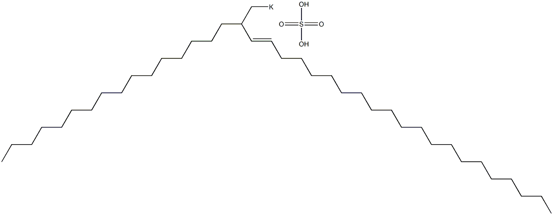 Sulfuric acid 2-hexadecyl-3-tricosenyl=potassium ester salt