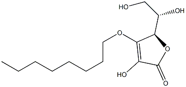 3-O-オクチル-L-アスコルビン酸 化学構造式