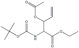 3-Acetoxy-2-[(tert-butyloxycarbonyl)amino]-4-pentenoic acid ethyl ester