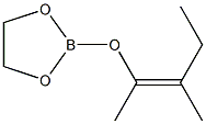 2-[(Z)-1,2-Dimethyl-1-butenyloxy]-1,3,2-dioxaborolane Struktur